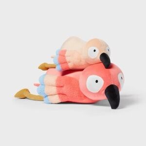 Pillowfort Coral and Peach Plush Parrot Duo